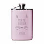 Paw Me Another Pink Hip Flask – Christmas Gift, thumbnail 4 of 4