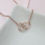 Entwined Heart Necklace, thumbnail 3 of 12