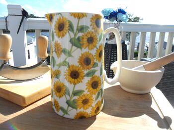 Large Jug In Sunflower Design, 3 of 9