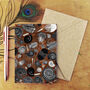 Ammonoidea Fossil Print A6 Greetings Cards, thumbnail 1 of 7