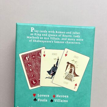 Shakespeare Playing Cards, 4 of 4