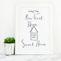 Personalised 'Our First Home' Print, thumbnail 4 of 7
