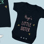 Brother And Sister Babygrow And T Shirt Set, thumbnail 6 of 7