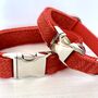 Bonfire Harris Tweed Dog Collar, thumbnail 1 of 4