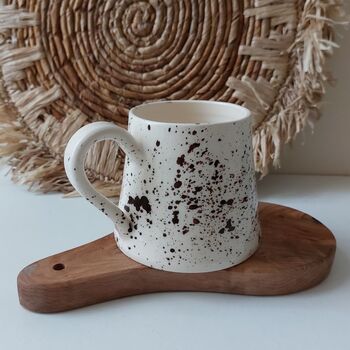 Handmade Ceramic Speckled Mug, Coffee And Tea Mug, 4 of 5