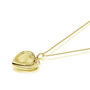 Personalised 18 K Gold Plated Heart Locket With Scroll, thumbnail 6 of 7