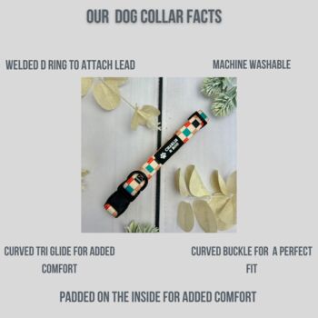 Patchwork/Plaid Dog Collar And Lead Set, 3 of 6