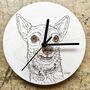 Bespoke Pet Portrait Clocks, thumbnail 8 of 10