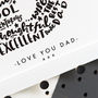 All About Dad Personalised Fathers Day Print, thumbnail 2 of 5