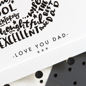 All About Dad Personalised Fathers Day Print, 2 of 5