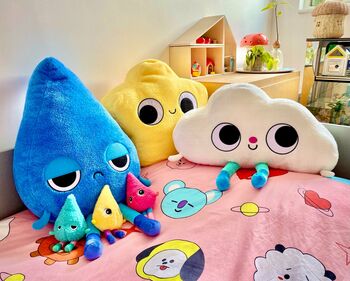 Mini Pink Raindrop Soft Toy, 5 of 5