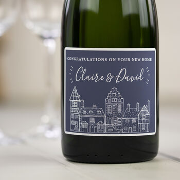 New Home Personalised Champagne, 2 of 6