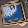 Personalised Papercut Moon Picture In Oak Frame, thumbnail 2 of 6