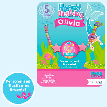 Mermaids Extra Large Deluxe Square Birthday Gift Box, 9 of 12
