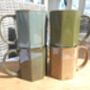 Set Of Four Assorted Reactive Glaze Hexi Mugs In Earth Tones, thumbnail 10 of 12