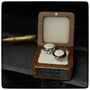 Personalised Football Leather Cufflinks, thumbnail 11 of 11