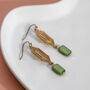Art Deco Bronze Earrings, thumbnail 1 of 8