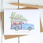 Personalised Classic Car Christmas Card, thumbnail 3 of 4