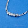 Silver 5mm Personalised Cuban Chain Necklace, thumbnail 1 of 11