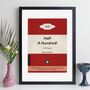 Personalised 50th Birthday Print 1975 Book Cover Gift, thumbnail 4 of 12