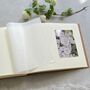 Personalised Wedding Keepsake Album Recycled Leather, thumbnail 2 of 7