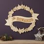 Personalised Wooden Christmas Wreath, thumbnail 3 of 4