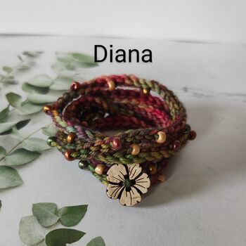 British Handmade Friendship Wraparound Bracelet, 5 of 6