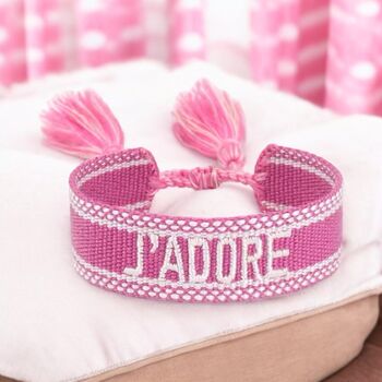 Charming Cotton Rope Persoanlised Bracelet, 2 of 11