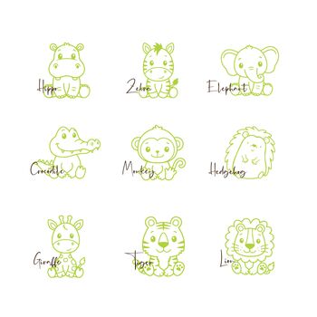 Personalised 1st Christmas Ornament – Woodland Animals, 5 of 9