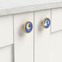 Nursery Knobs Night Time Drawer Door Cupboard Cabinet Handle Available In A Gold, Silver, Black And Antique Gold Base, thumbnail 5 of 9