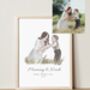 Personalised Mum And Baby Portrait From Photo, thumbnail 3 of 5