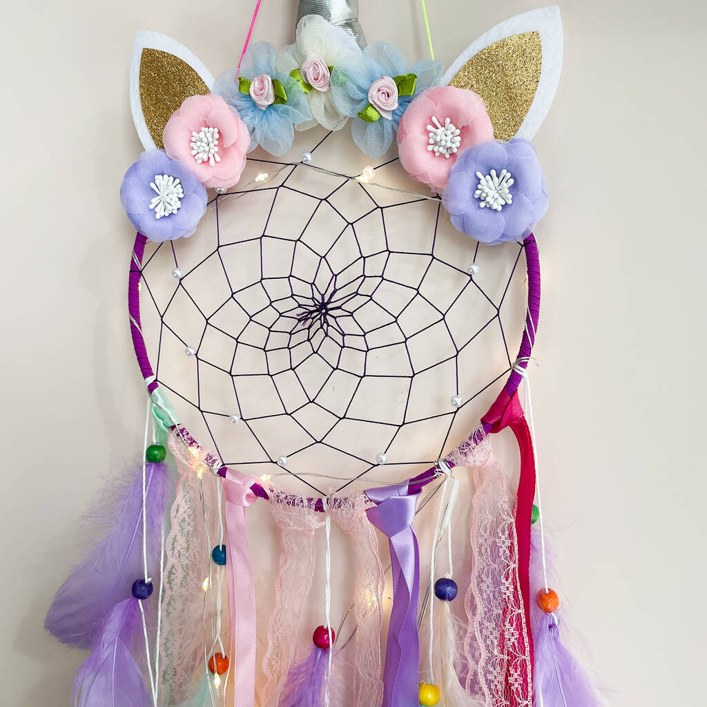 LED Dream Catcher with Lights,Handmade Sweet Indian DreamCatchers