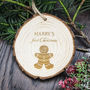 Personalised 'My First Christmas' Wooden Decoration, thumbnail 2 of 2