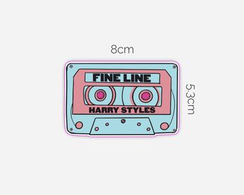 Harry Styles Cassette Fine Line Sticker, 2 of 2