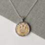 1946 80th Birthday Brass Threepence Coin Pendant, thumbnail 1 of 3