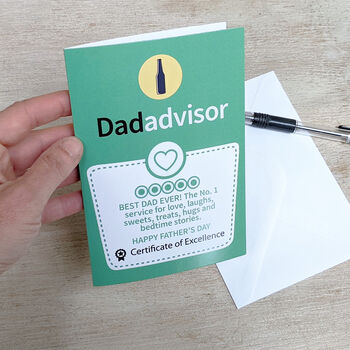 Dad Review Father's Day Card, 4 of 4