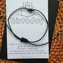 Birthday Wish Bracelet – Adjustable Star Charm Gift, thumbnail 4 of 4