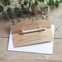 Blue Eucalyptus 'Pencil Us In' Save The Date, thumbnail 2 of 5