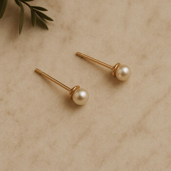 Mother Of Pearl Flower Bridal Earrings – Handmade In The UK, 3 of 8