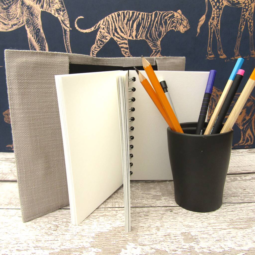 Personalised Notebook, Reusable, Flower By Oscar & Toots