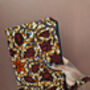 Large African Print Zip Pouch | Kwesi Print, thumbnail 3 of 6