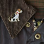 Jack Russell Christmas Dog Pin, thumbnail 2 of 3