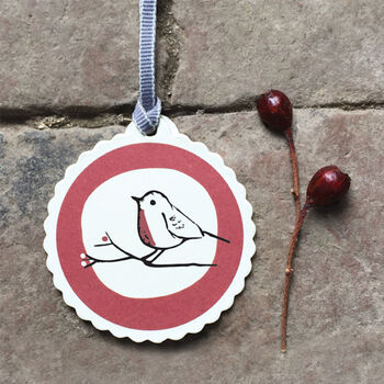 Merry Christmas Bauble Handmade Card, 4 of 4
