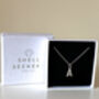 Sterling Silver Initial Pendant Necklace, thumbnail 2 of 7