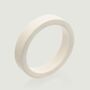 Aro | Minimalist Concrete Bracelet In White, thumbnail 4 of 6