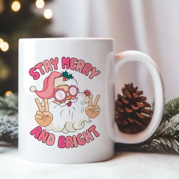 Stay Merry And Bright Christmas Mug, 2 of 2