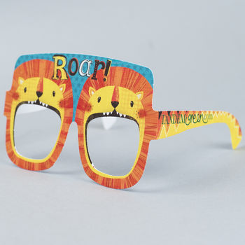 Boys Birthday Lion Card Glasses, 2 of 3