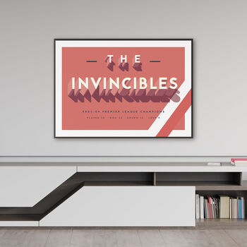 Arsenal 'The Invincibles' Typographic Poster, 3 of 7