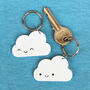 Happy Clouds Kawaii Keyrings, thumbnail 1 of 6