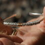 Silver Milestone Cuff Bangle, thumbnail 4 of 6
